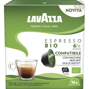 Capsule cafea LAVAZZA Espresso Bio, 16 capsule, 128g