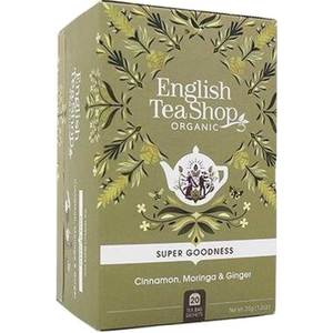 Ceai ENGLISH TEA SHOP Organic Super Goodness Scortisoara&Moringa&Ghimbir, 35g