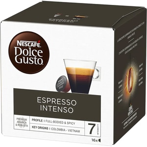 Capsule cafea NESCAFE Espresso Intenso, compatibile Dolce Gusto, 16 capsule, 112g