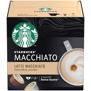 Capsule cafea STARBUCKS Latte Macchiato, compatibile Dolce Gusto, 12 capsule, 129g
