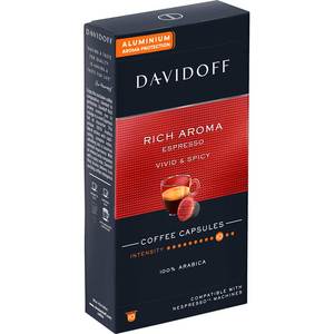Capsule cafea DAVIDOFF Rich Aroma Espresso 226680, 10 capsule, 55g 
