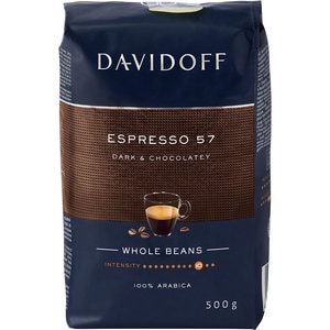 Cafea boabe DAVIDOFF Espresso 57 Dark Chocolatey, 500g
