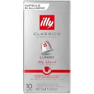 Capsule cafea ILLY Espresso Lungo, compatibile Nespresso, 10 capsule, 57g