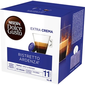 Capsule cafea NESCAFE Ristretto Ardenza, compatibile Dolce Gusto, 16 capsule, 112g