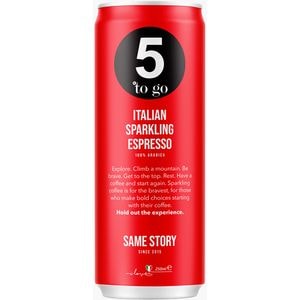 Bautura energizanta 5 TO GO Sparkling Espresso 0.25L x 12 doze