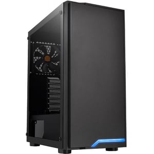 Carcasa PC THERMALTAKE H100, USB 3.0, fara sursa, negru