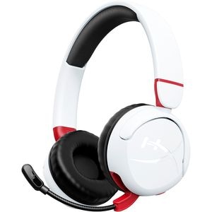 Casti Gaming Wireless HyperX Cloud Mini, multiplatforma, alb