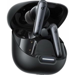 Casti ANKER Soundcore Liberty 4 NC, True Wireless, Bluetooth, In-ear, Microfon, Noise Cancelling, Carcasa incarcare Wireless, negru