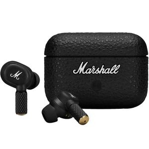 Casti MARSHALL Motif II ANC, True Wireless, Bluetooth, In-ear, Microfon, Noise Cancelling, Carcasa incarcare wireless, negru