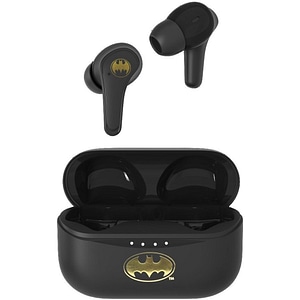 Casti pentru copii OTL Batman, Bluetooth, In-ear, Microfon, negru