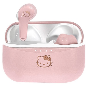Casti pentru copii OTL Hello Kitty, Bluetooth, In-ear, Microfon, roz