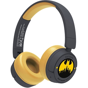Casti pentru copii OTL Batman Gotham City, Bluetooth, On-ear, Microfon, negru