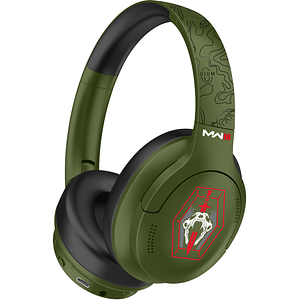 Casti pentru copii OTL Call of Duty, Bluetooth, On-ear, Microfon, verde
