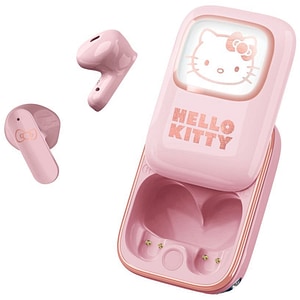 Casti pentru copii OTL Hello Kitty, Bluetooth, In-ear, Microfon, roz
