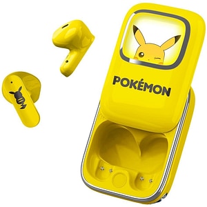 Casti pentru copii OTL Pokemon Pikachu, Bluetooth, In-ear, Microfon, galben