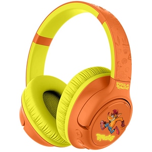 Casti pentru copii OTL Crash Bandicoot, Bluetooth, On-ear, Microfon, portocaliu