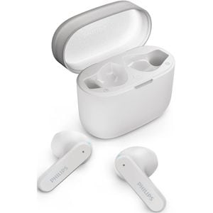 Casti PHILIPS TAT2139WT/00, True Wireless, Bluetooth, In-ear, Microfon, alb