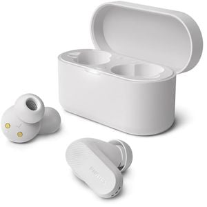 Casti PHILIPS TAT3509WT/00, True Wireless, Bluetooth, In-ear, Microfon, Noise Cancelling, alb