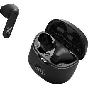 Casti JBL Tune Flex, True wireless, Bluetooth, In-ear, Microfon, Active Noise Cancelling, negru