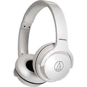 Casti AUDIO-TECHNICA ATH-S220BT, Bluetooth, On-Ear, Microfon, alb