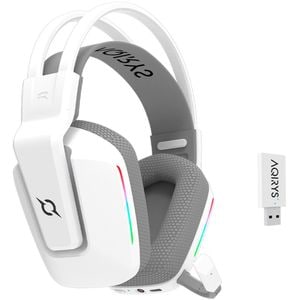 Casti Gaming AQIRYS Alya, 7.1 surround, USB, 3.5mm, multiplatforma, alb