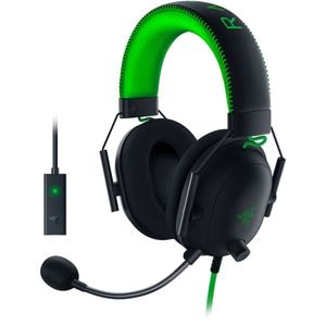 Casti gaming RAZER Blackshark V2 SE + USB SoundCard, THX Spatial Audio, multiplatforma, negru-verde
