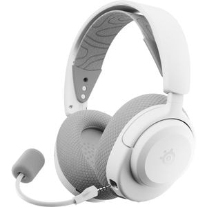 Casti Gaming Wireless STEELSERIES Arctis Nova 3X, surround, multiplatforma, alb