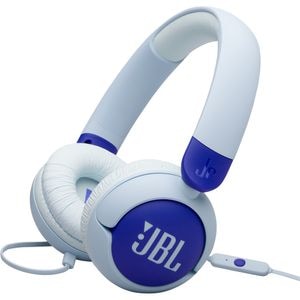 Casti pentru copii JBL JR320, On-ear, Microfon, albastru