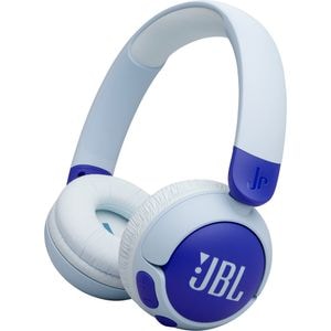 Casti pentru copii JBL JR320BT, Bluetooth, On-ear, Microfon, albastru