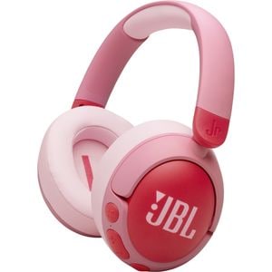 Casti pentru copii JBL JR470NC, Bluetooth, Over-ear, Microfon, Noise Cancelling, roz