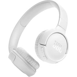 Casti JBL Tune 520BT, Bluetooth, On-ear, Microfon, alb