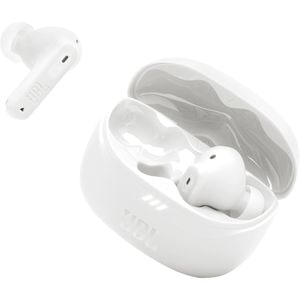 Casti JBL Tune Beam 2, True Wireless, Bluetooth, In-Ear, Microfon, Noise Cancelling, alb