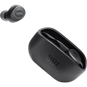 Casti JBL Vibe 100TWS, True wireless, Bluetooth, In-ear, Microfon, negru