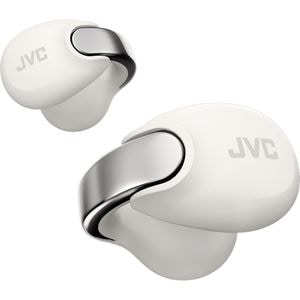 Casti JVC Nearphones HA-NP1T-W-U, True Wireless, Bluetooth, Open-ear, Microfon, alb