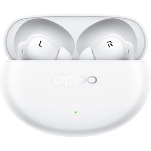 Casti OPPO Enco Air4 Pro, True Wireless, Bluetooth, In-Ear, Microfon, Noise Cancelling, Moonlight White