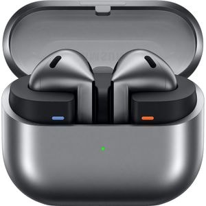 Casti SAMSUNG Galaxy Buds3, True Wireless, Bluetooth, In-Ear, Microfon, Noise Cancelling, Carcasa incarcare wireless, Silver