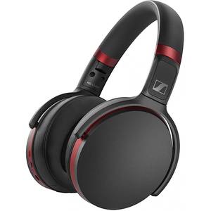 Casti SENNHEISER HD 458BT, Bluetooth, On-Ear, Microfon, Noise Cancelling, negru-rosu