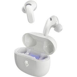 Casti SKULLCANDY Rail ANC S2IPW-S951, True Wireless, Bluetooth, In-Ear, Microfon, Noise Cancelling, Bone Orange Glow