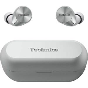 Casti TECHNICS EAH-AZ60M2ES, True Wireless, Bluetooth, In-ear, Microfon, Noise Cancelling, Carcasa incarcare wireless, argintiu