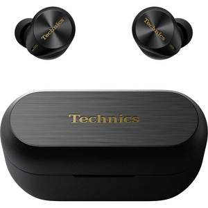 Casti TECHNICS EAH-AZ80E-K, True Wireless, Bluetooth, In-ear, Microfon, Noise Cancelling, Carcasa incarcare wireless, negru