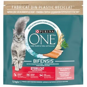 Hrana uscata pentru pisici PURINA ONE Sterilcat, Somon, 1.5 kg