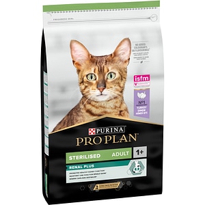 Hrana uscata pentru pisici PURINA PRO PLAN Renal Plus, Sterilised, Curcan, 10 kg