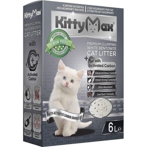 Asternut igienic pentru pisici KITTYMAX Carbon Activ, 6 L
