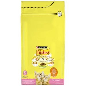 Hrana uscata pentru pisici FRISKIES, Junior, Pui si legume, 1.5 kg