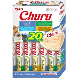 Recompense pentru pisici INABA Churu, Ton, 20 x 14g