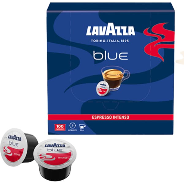 Capsule cafea LAVAZZA Intenso, compatibile Lavazza Blue, 100 capsule, 800g