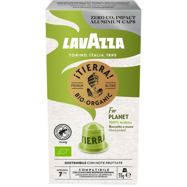 Capsule cafea LAVAZZA Tierra Bio For Planet compatibile Nespresso