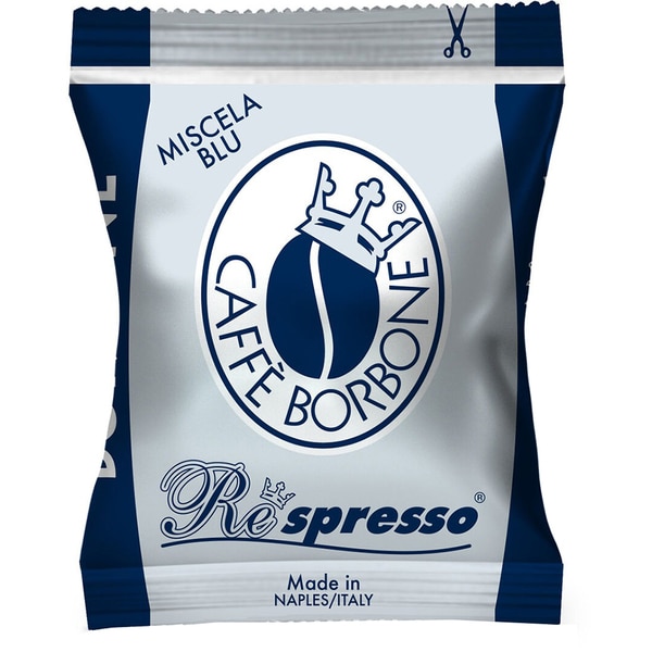 Capsule cafea BORBONE Respresso Blu, compatibile Nespresso, 50 capsule, 250g
