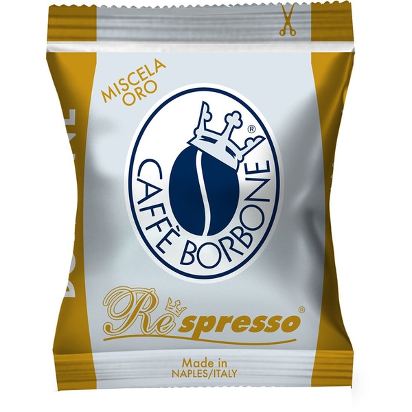 Capsule cafea BORBONE Respresso Oro, compatibile Nespresso, 50 capsule, 250g