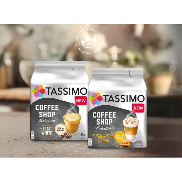 Coffee Shop Selections Toffee Nut Latte - 16 Capsules pour Tassimo à 5,39 €